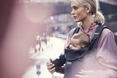 Marsupiu anatomic BabyBjorn Move Anthracite, 3D Mesh