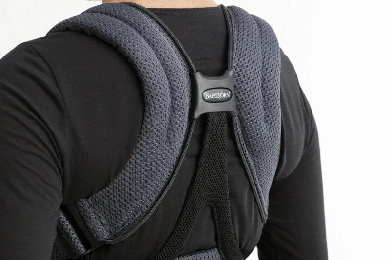 Marsupiu anatomic BabyBjorn Move Sage Green, 3D Mesh