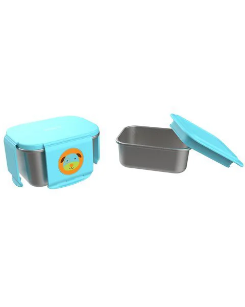 Kit pentru pranz din otel inoxidabil Skip Hop Zoo Catel foto