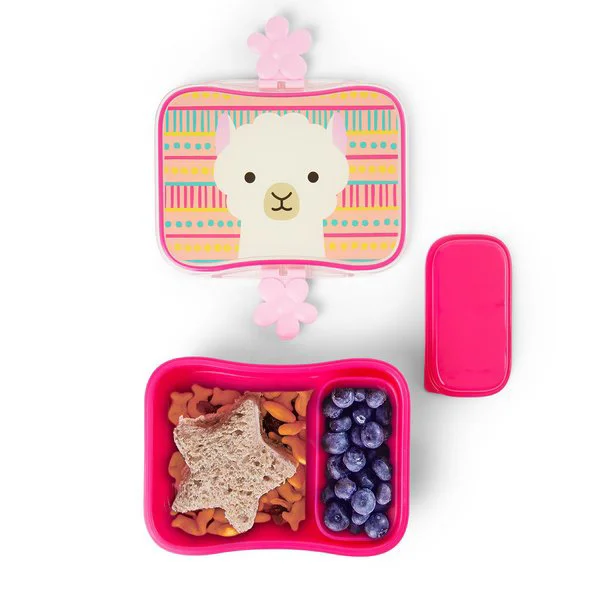 Kit pentru pranz Skip Hop Zoo Lama foto