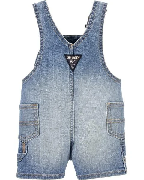 OshKosh Salopeta scurta din denim albastru prespalat