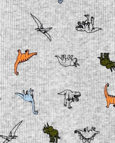 Carter's Pijama gri cu dinozauri foto