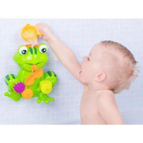 Игрушка для ванной BeBeLino Забавная лягушка foto