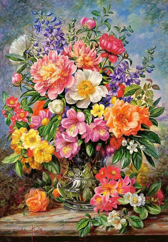 Puzzle Castorland June Flowers in Radiance, 1000 piese foto