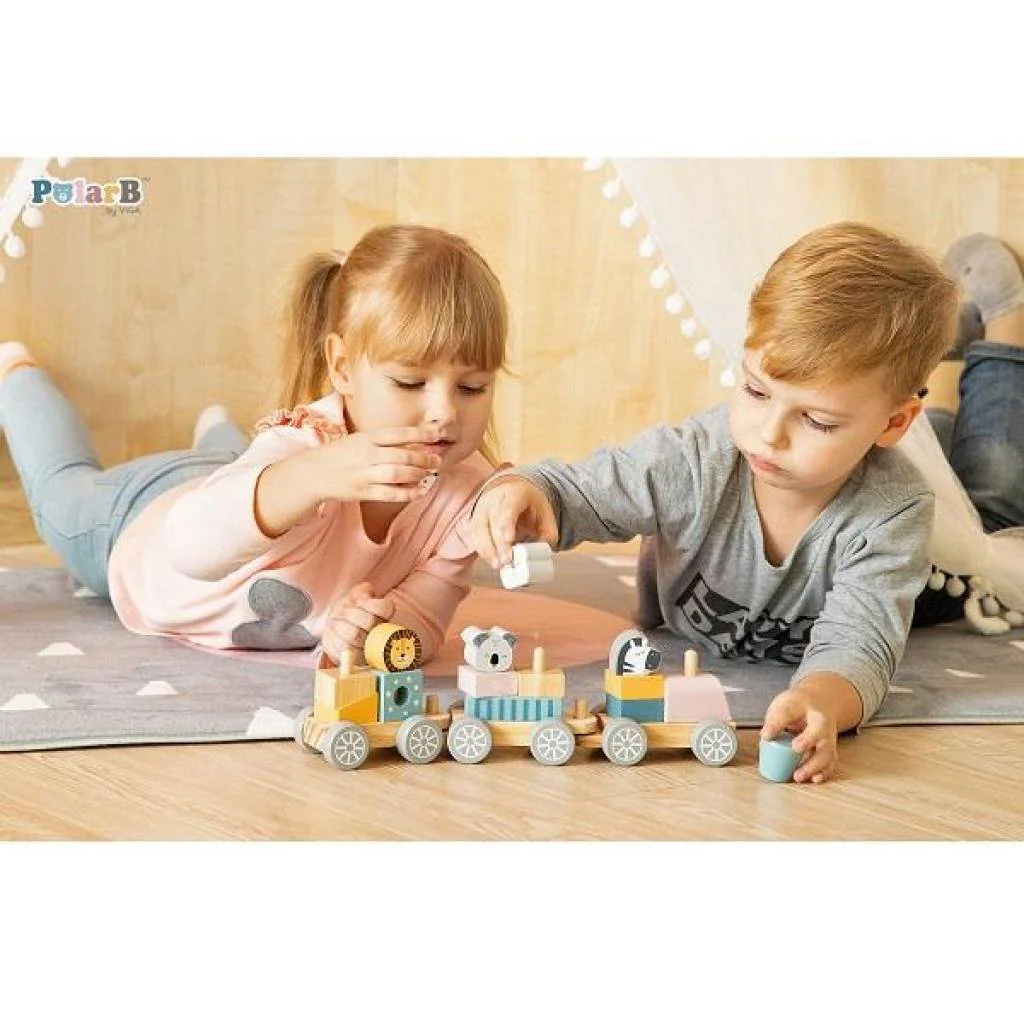 Set de joc Viga Toys Stacking Train