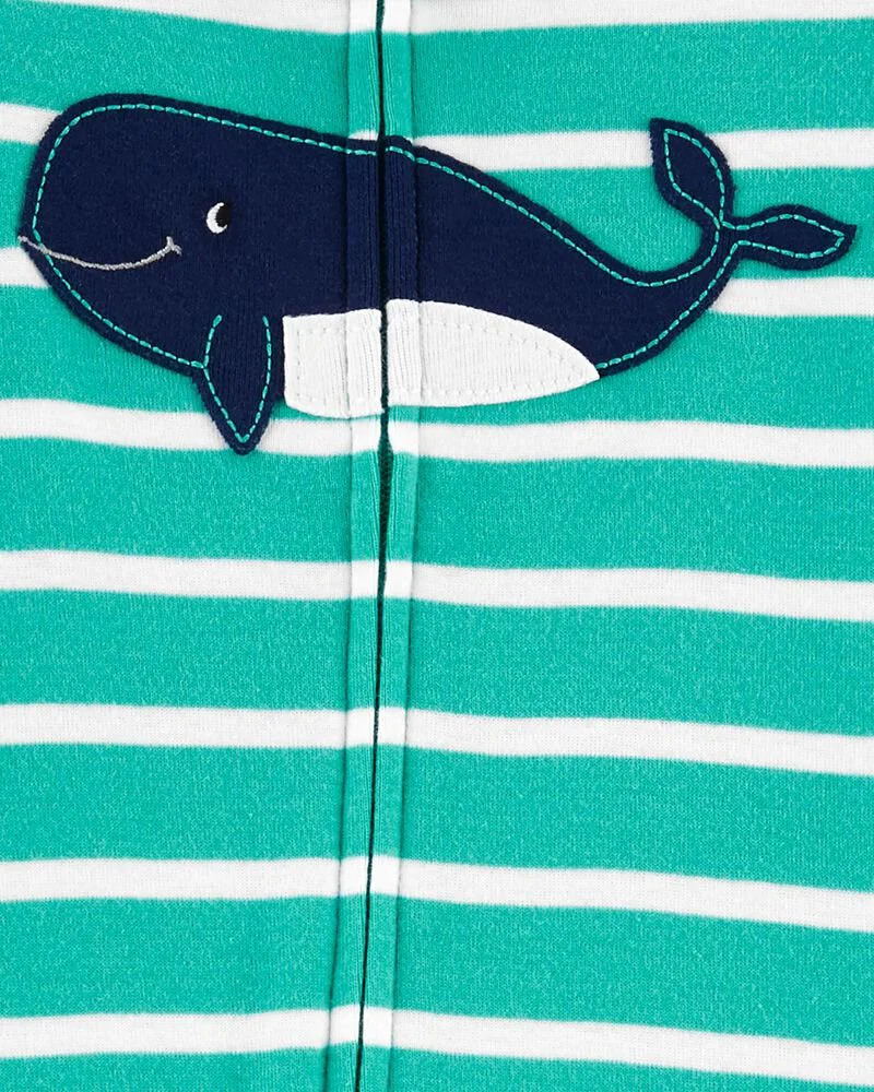 Carter's Pijama albastra Balena foto