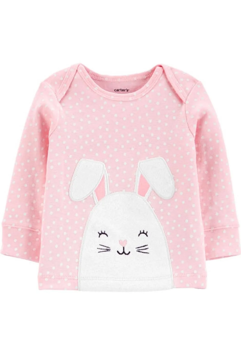 Carter's Set 2 piese Bluza si pantaloni roz Iepuras foto