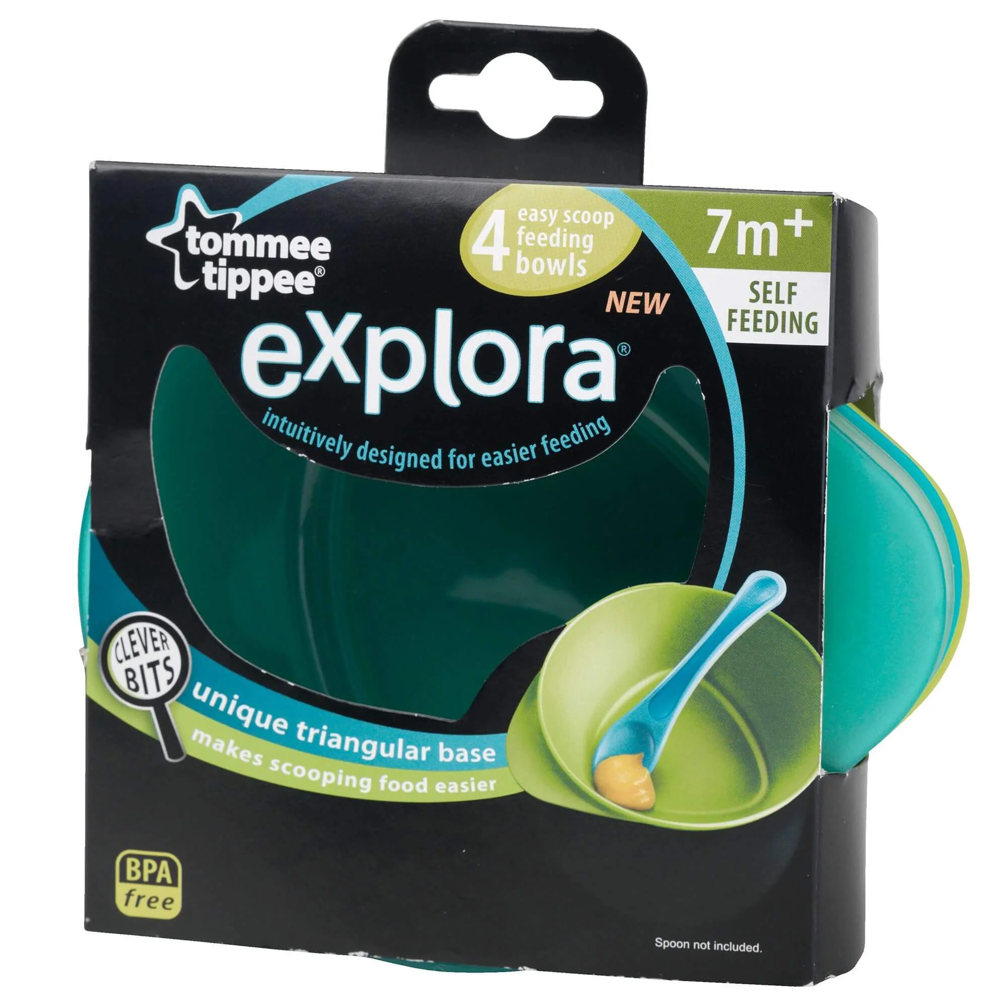 Набор тарелочек Tommee Tippee Easy Scoop (7+ мес.), 4 шт. foto