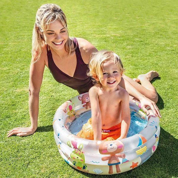 Piscina cu fund gonflabil pentru copii Intex 61x22 foto
