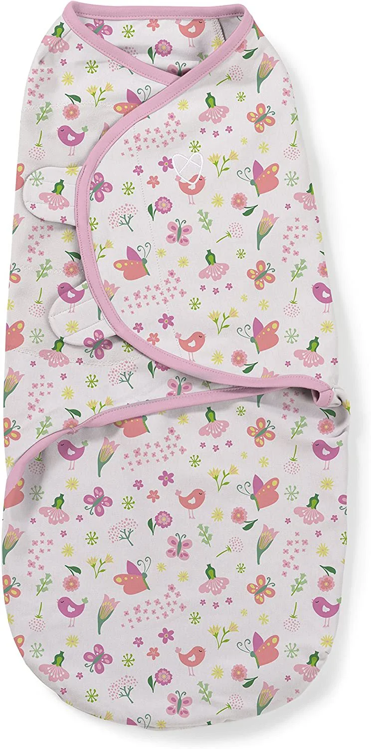 Sistem de infasare pentru bebelusi Summer Infant SwaddleMe Secret Garden (0-3 luni), 3 piese foto