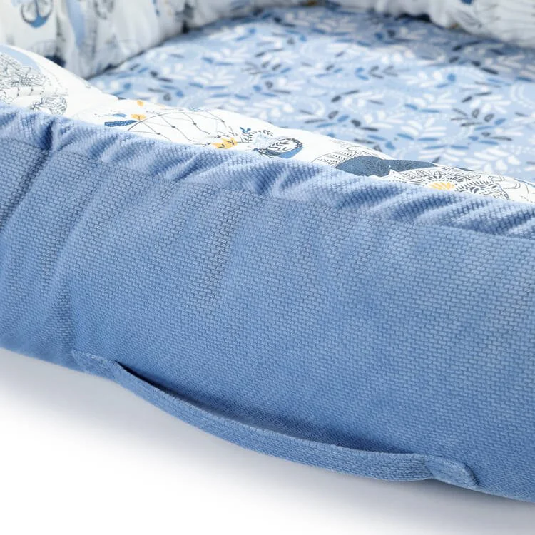 Babynest La Millou Velvet Collection - Cappadocia Sky - Dove Blue foto