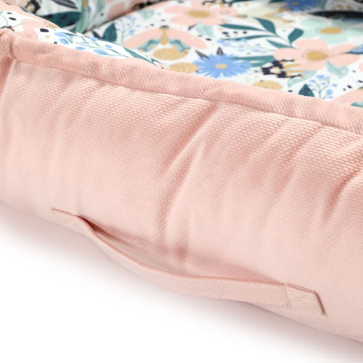 Бабинест La Millou Velvet Collection - Fairytale Land - Powder Pink foto