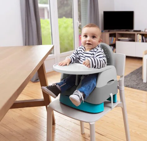 Booster pliabil Badabulle Home & Go, Grey foto
