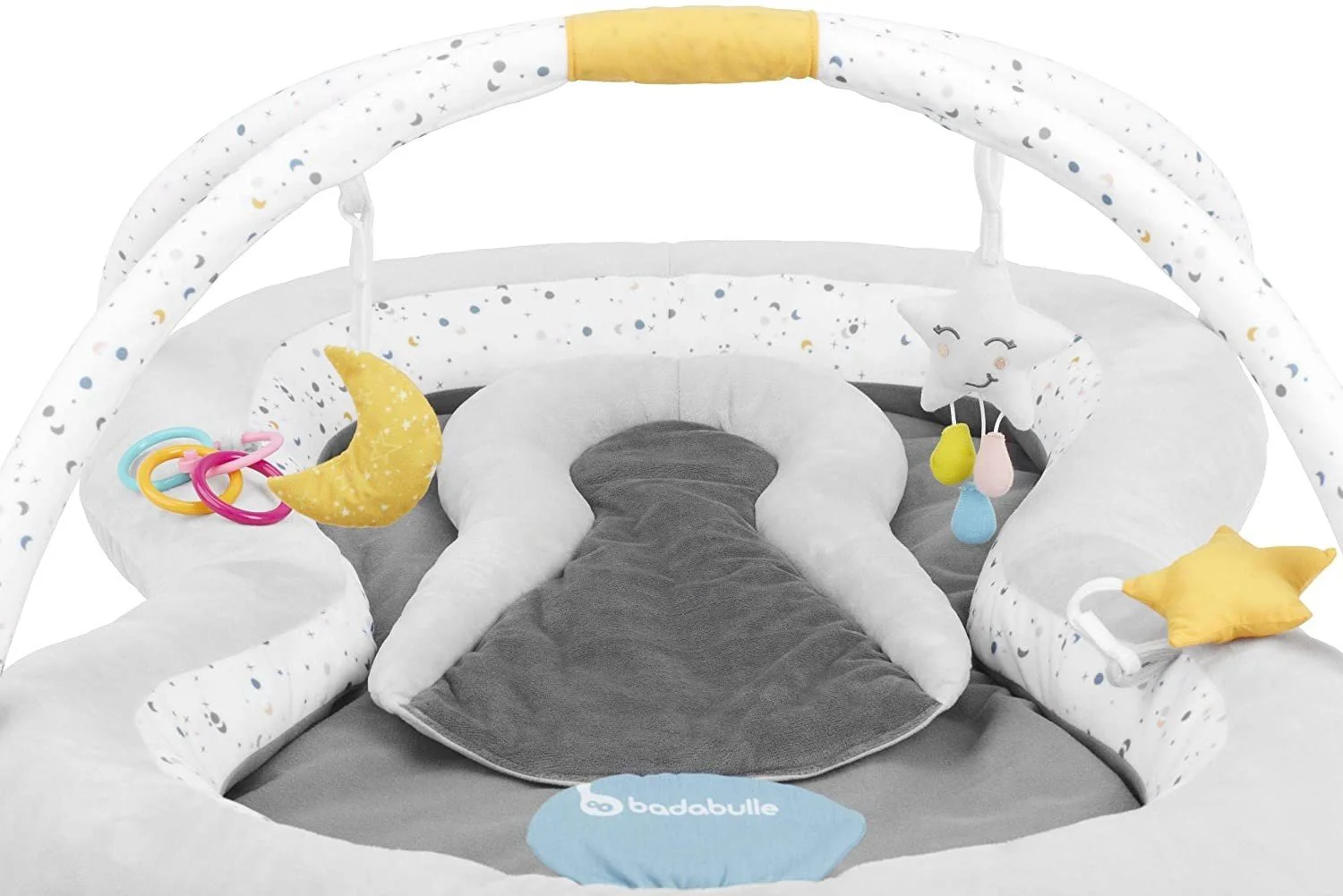 Salteluta de activitati 2 in 1 Badabulle Nest Moonlight