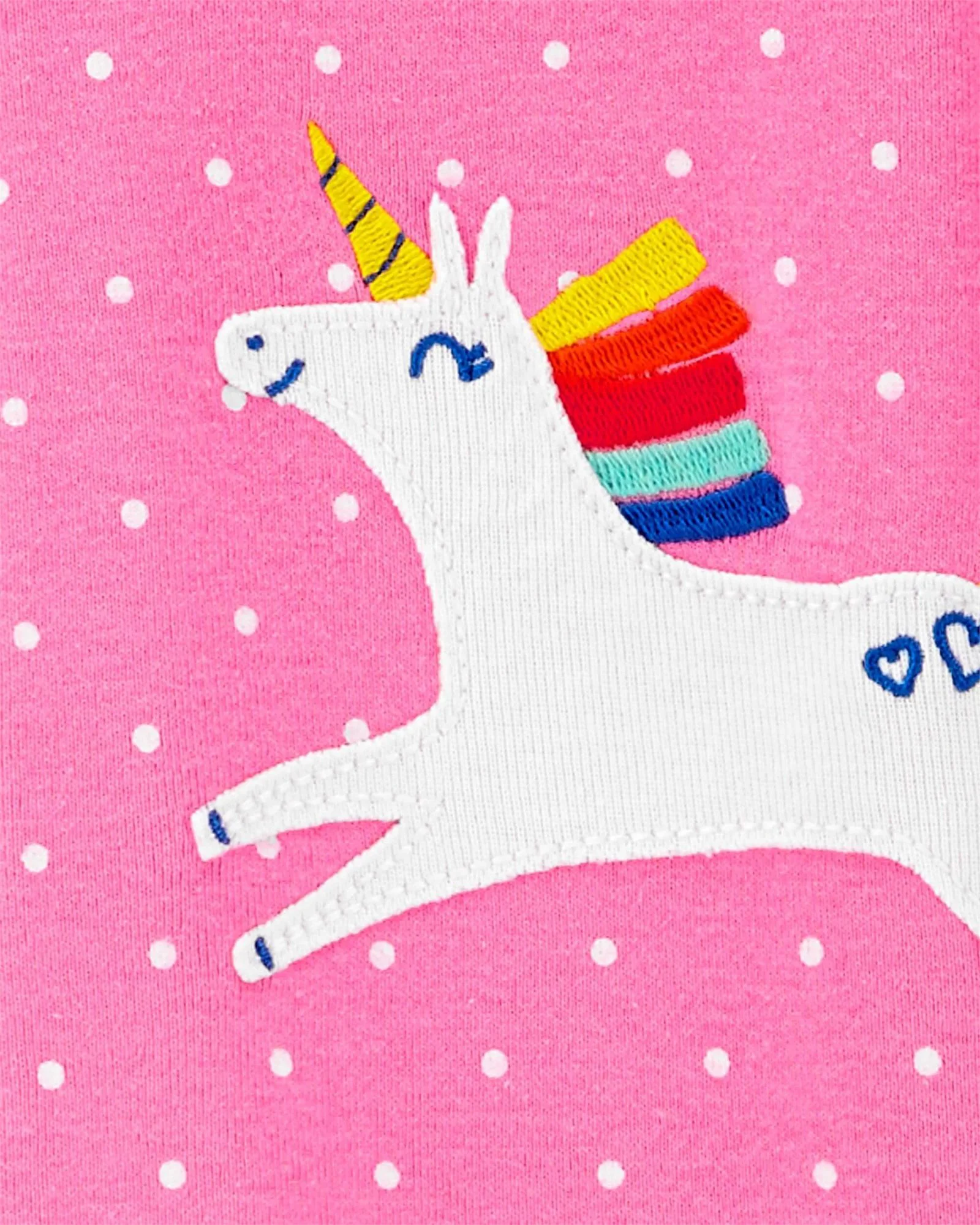 Carter's Pijama bebe Unicorn roz foto