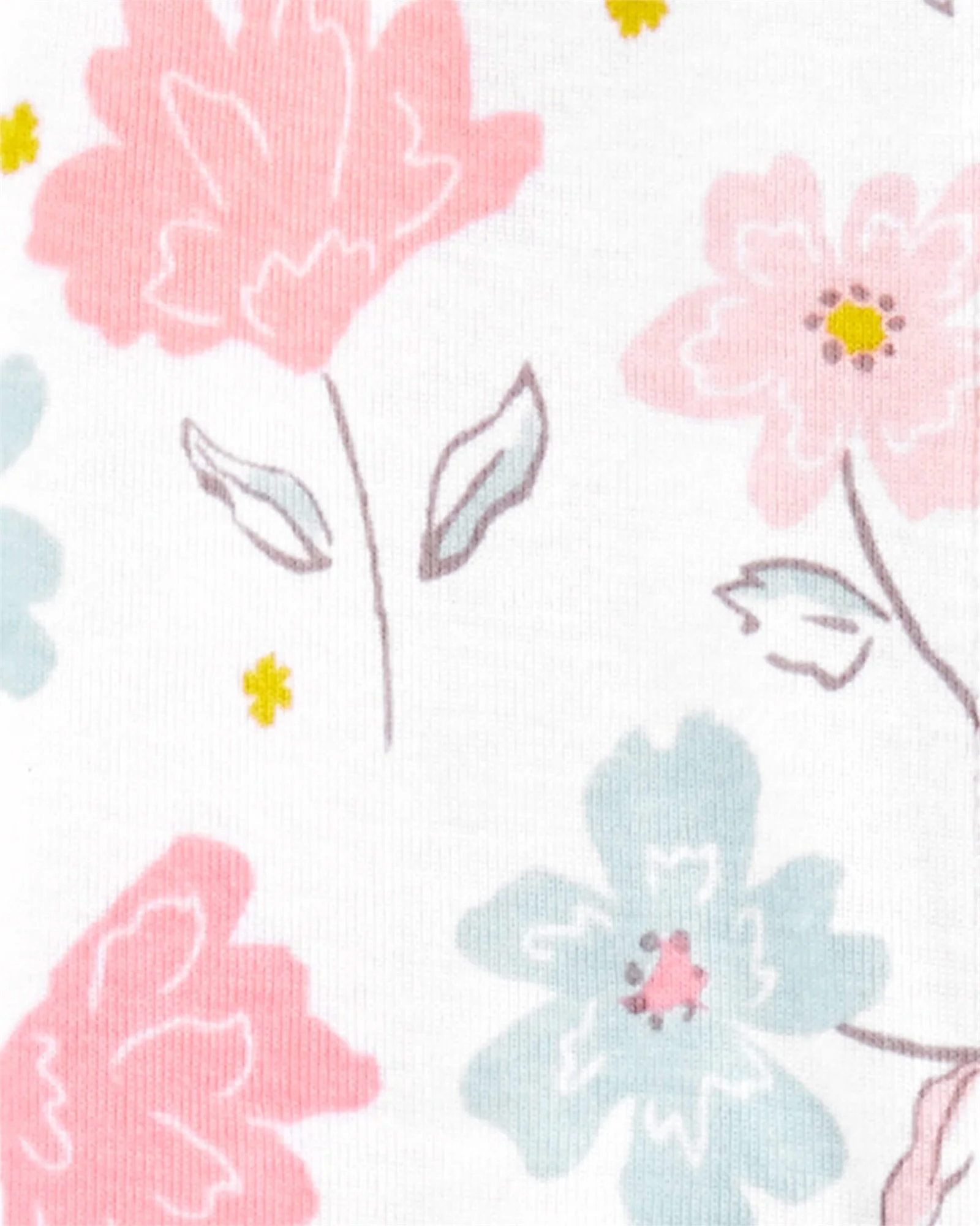 Carter's Pijama Flori 100% Bumbac Organic foto