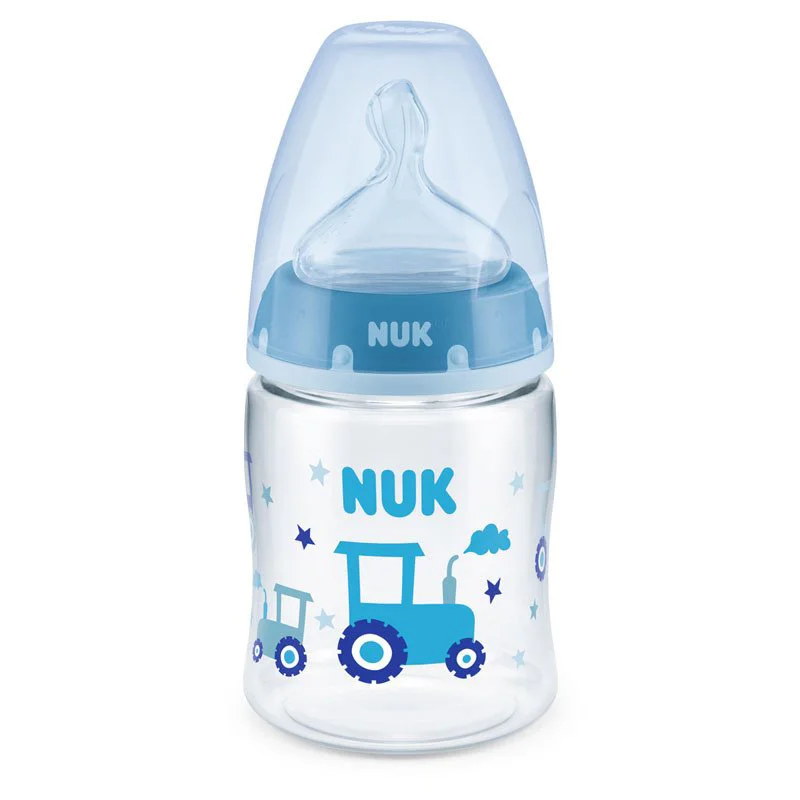 Бутылочка пластиковая NUK First Choice Temperature Control с силиконовой соской (0-6 мес.), 150 мл foto