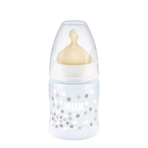 Бутылочка пластиковая NUK First Choice Temperature Control с латексной соской (0-6 мес.), 150 мл foto