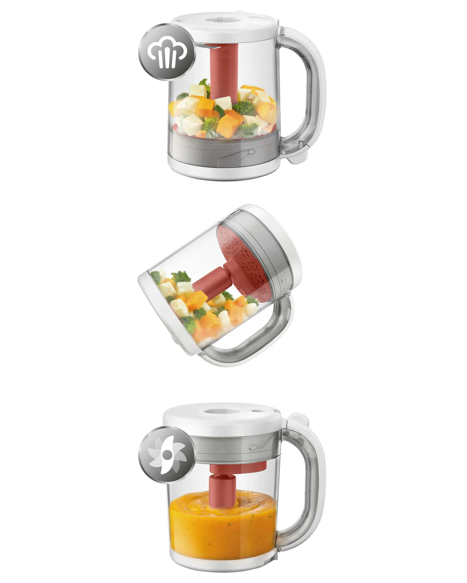 Aparat de gatit 4 in 1 cu aburi si blender Philips AVENT foto