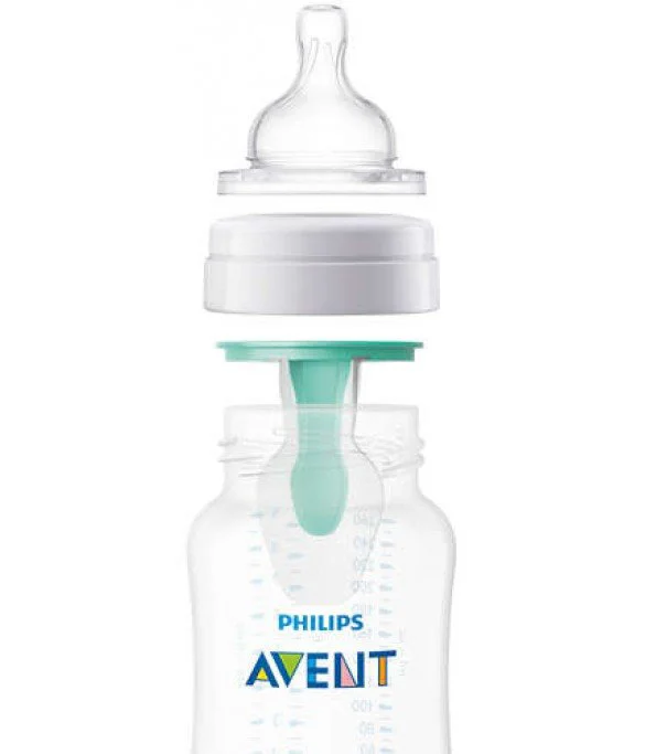 Biberon Philips AVENT clasic cu dispozitiv anticolici AirFree, 125 ml