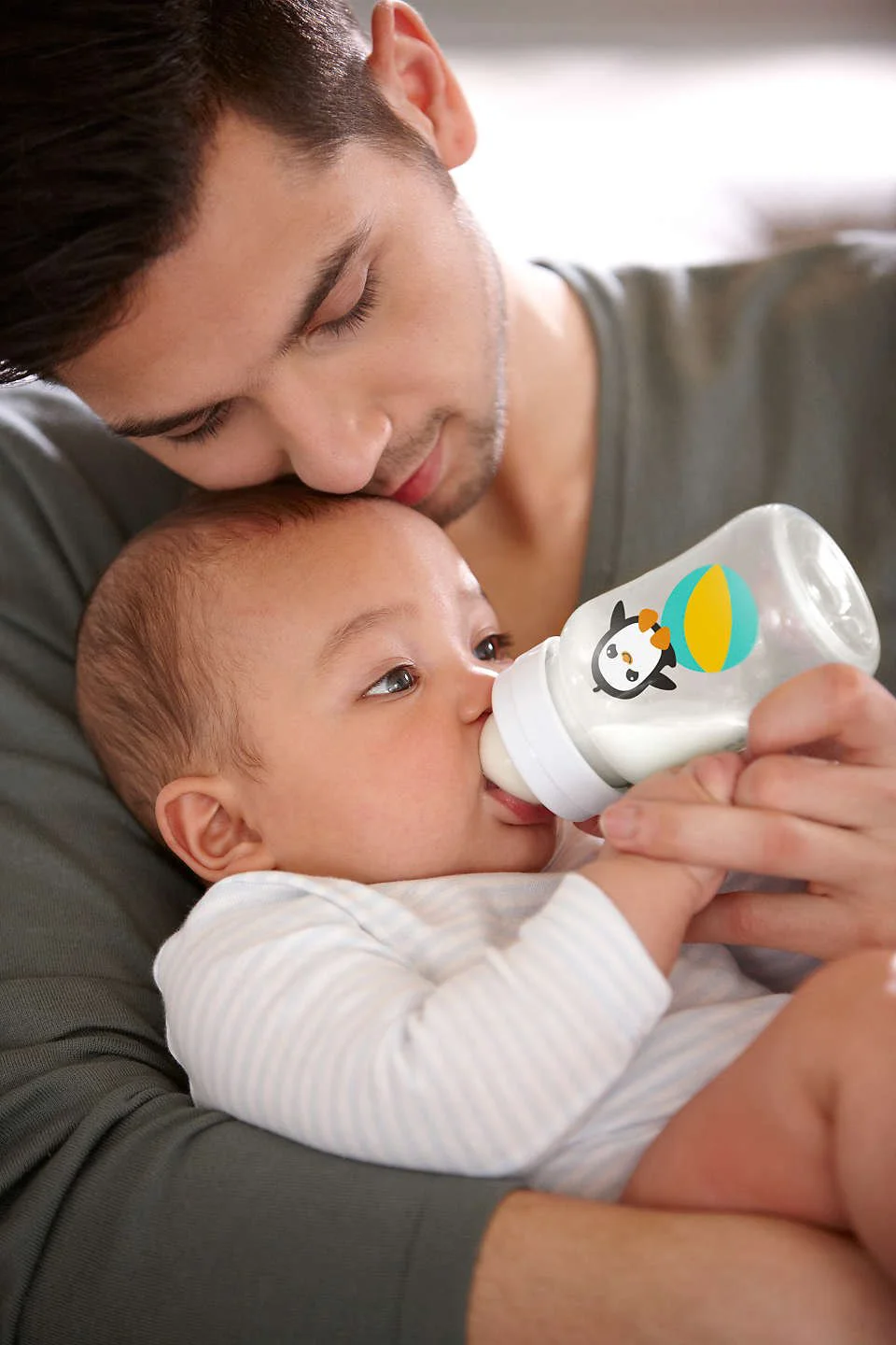 Biberon anti-colic Philips AVENT Classic Pinguin, 260 ml foto
