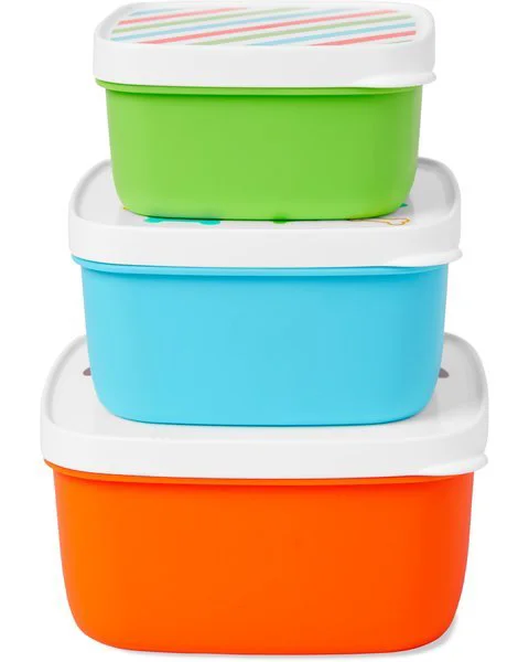 Set 3 cutii pentru pranz Skip Hop Zoo Catel foto