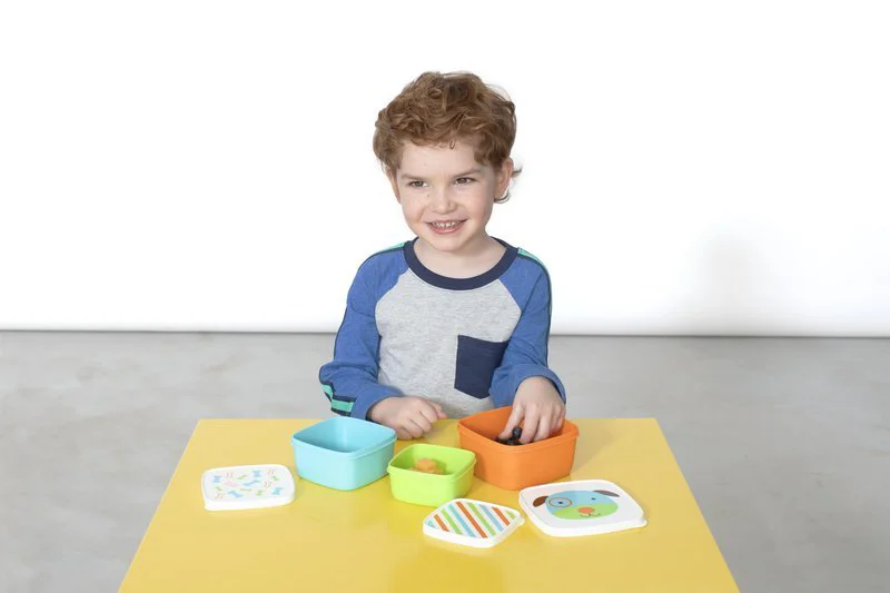 Set 3 cutii pentru pranz Skip Hop Zoo Catel foto