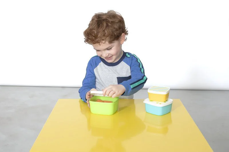 Set 3 cutii pentru pranz Skip Hop Zoo Girafa foto