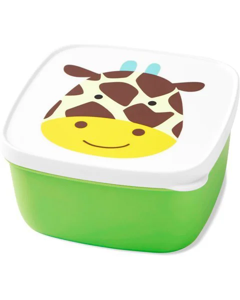 Set 3 cutii pentru pranz Skip Hop Zoo Girafa foto