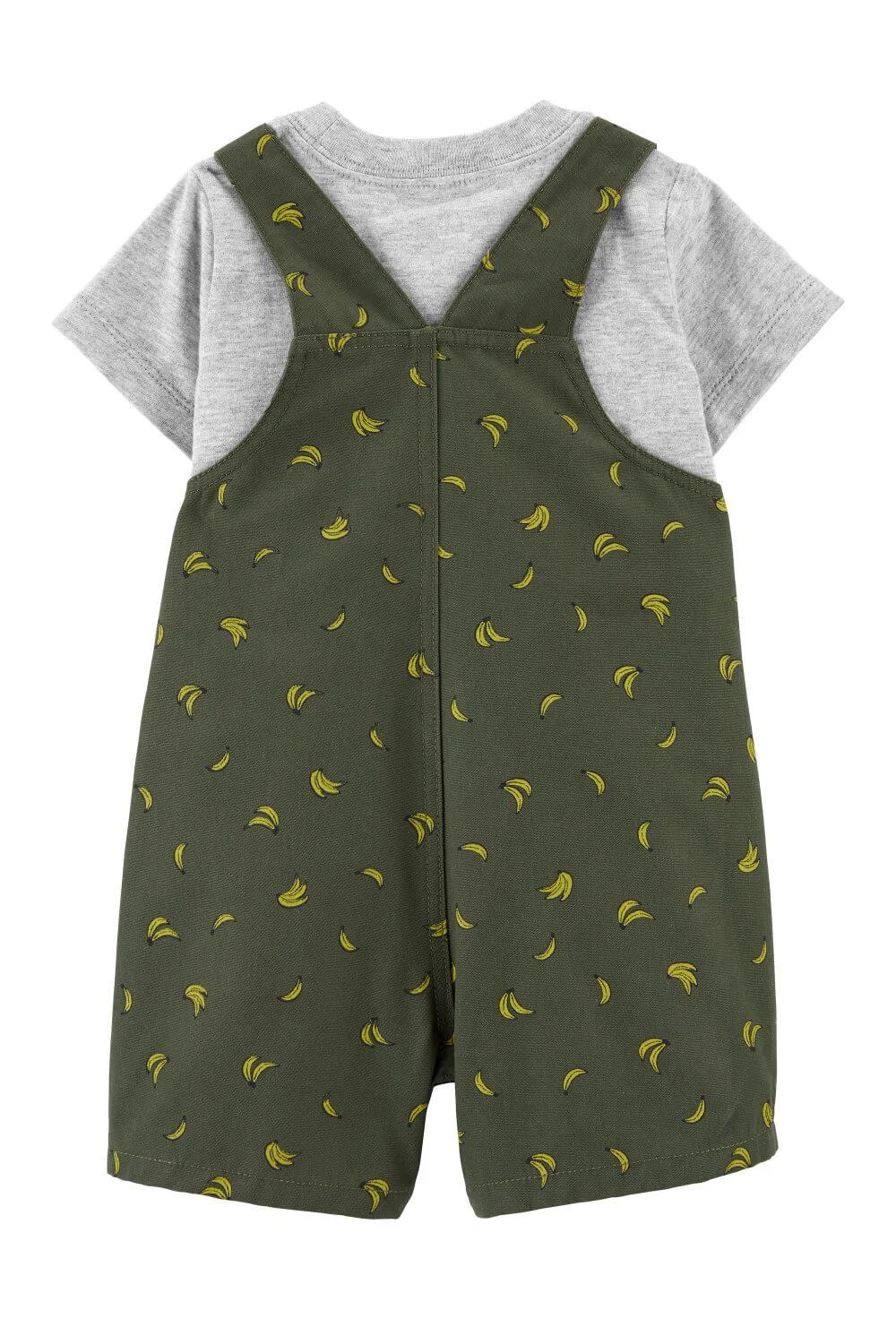 Carter's Set 2 piese Banana - tricou si salopeta scurta foto