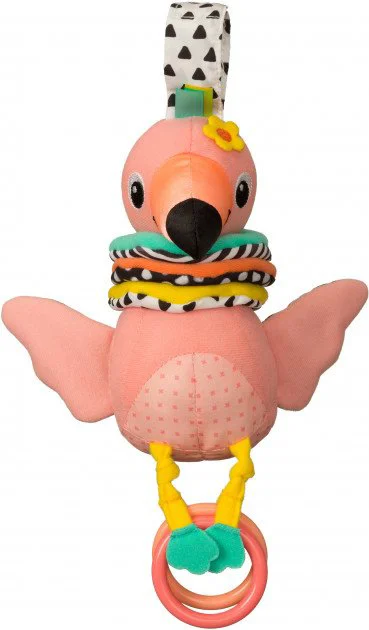 Игрушка мягкая музыкальная Infantino Фламинго foto