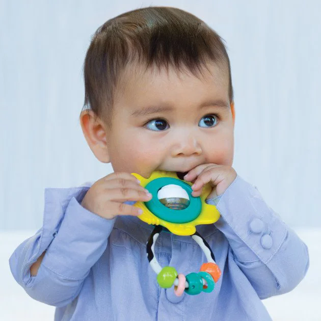 Jucarie zornaitoare pentru dentitie Infantino Floare foto