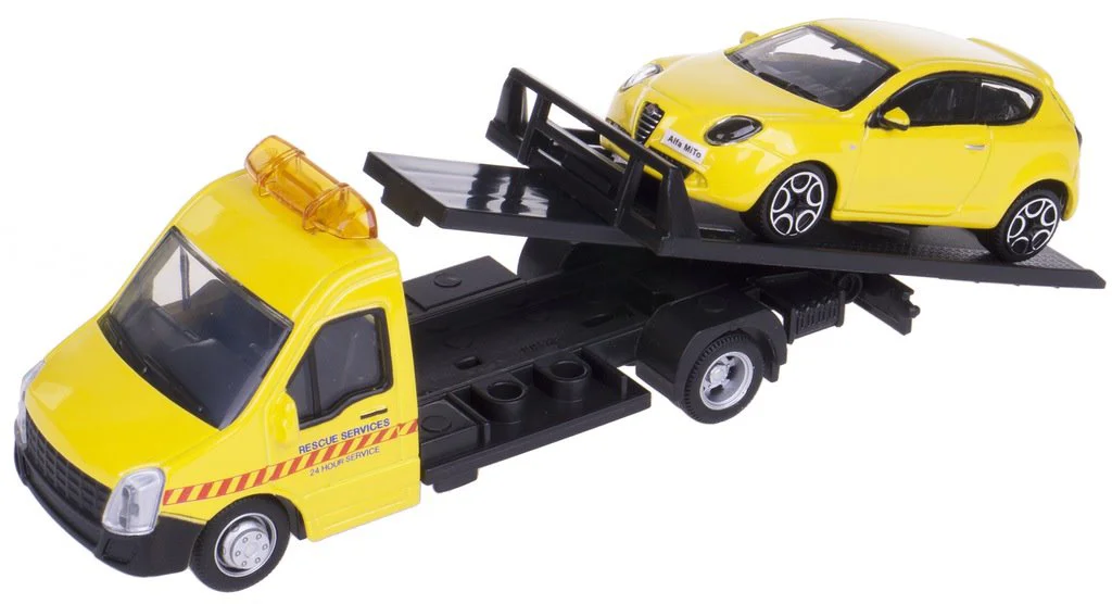 Set de joaca Bburago Trucker Alfa Romeo Mito