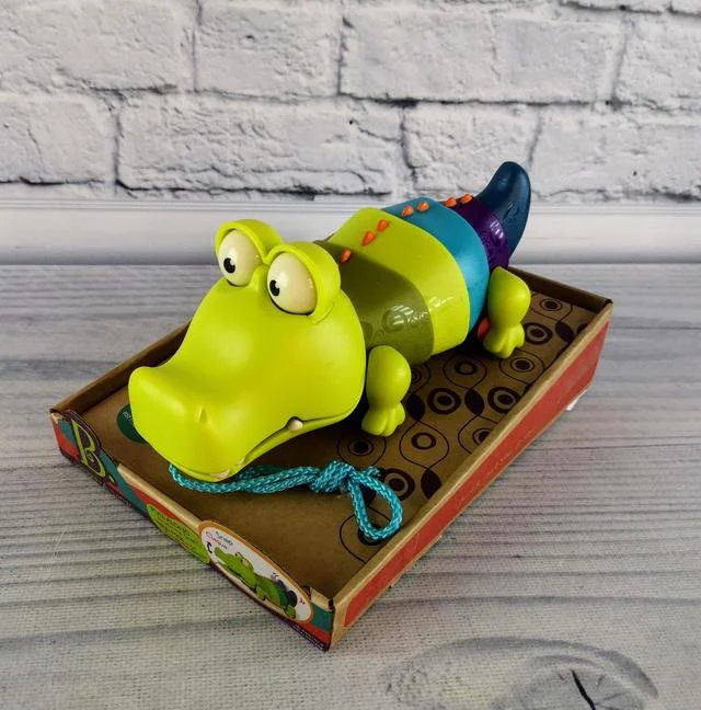 Jucarie Battat cu tragere Crocodil Clat Claus