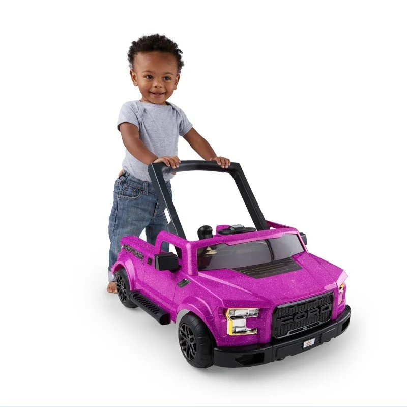 Ходунок 3 в 1 Bright Starts Ford F-150 Electric Magenta foto