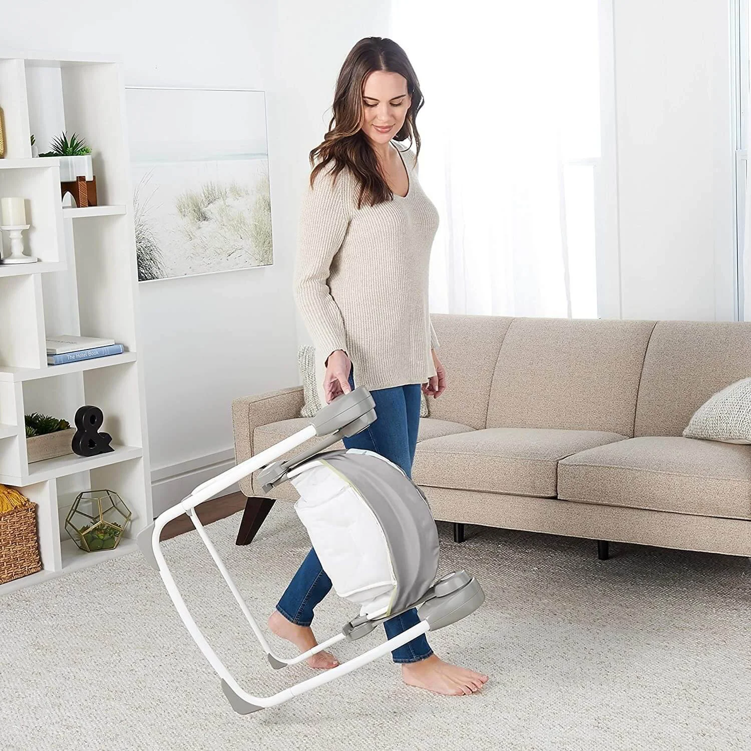 Музыкально-электронные качели Bright Starts Ingenuity Comfort&Harmony Kendrick