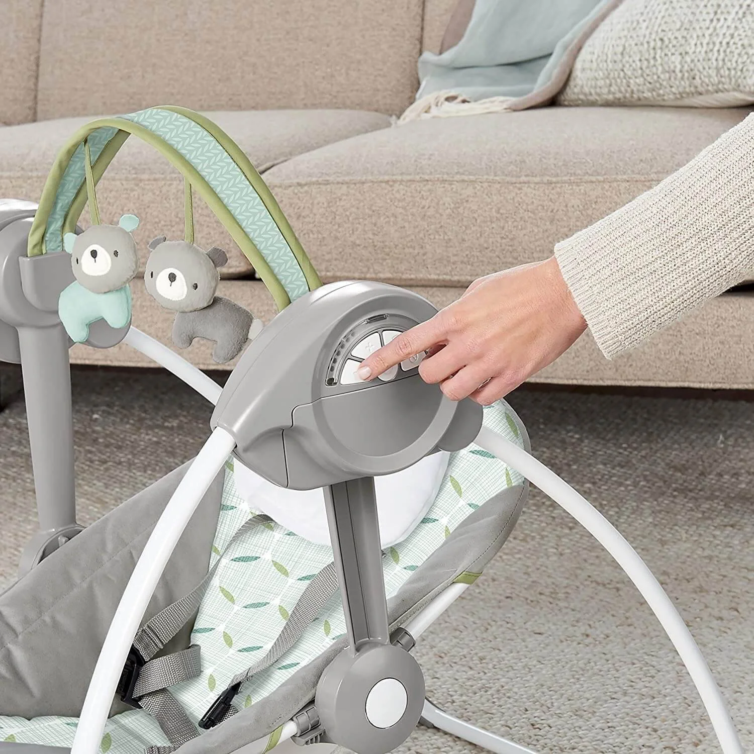 Музыкально-электронные качели Bright Starts Ingenuity Comfort&Harmony Kendrick