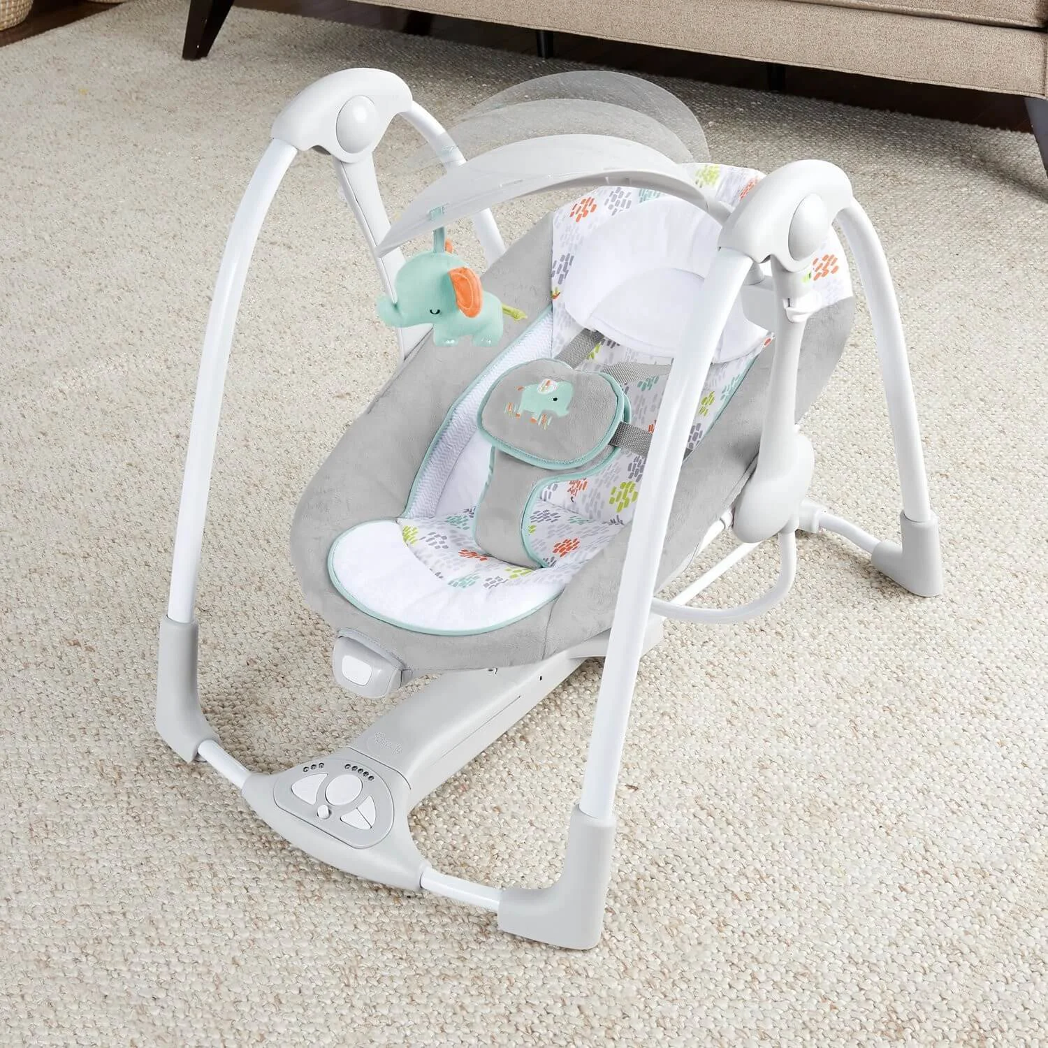 Музыкально-электронные качели 2 в 1 Bright Starts Ingenuity ConvertMe Swing 2 Seat Wimberly