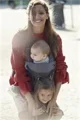 Анатомический мультифункциональный рюкзак-кенгуру BabyBjorn One Denim Grey, хлопок