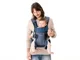 Marsupiu anatomic BabyBjorn One Denim Midnight Blue cu pozitii multiple de purtare, bumbac