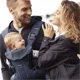 Анатомический рюкзак-кенгуру BabyBjorn One Air Navy Blue, 3D Mesh