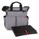 Geanta pentru parinti Skip Hop Duo Signature Heather grey foto