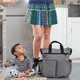 Geanta pentru parinti Skip Hop Duo Signature Heather grey foto