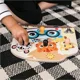 Jucarie de lemn Hape & Baby Einstein Friendly Safari Faces™ Puzzle