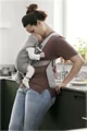 Анатомический мультифункциональный рюкзак-кенгуру BabyBjorn Mini Light Grey, 3D Jersey