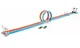 Set de joc Hot Wheels "Double Loop Dash" foto