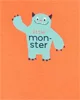 Carter's Set 5 piese - body Micul monstru/masini/dungi foto