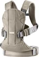 Marsupiu anatomic BabyBjorn One Air Greige, 3D Mesh