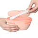 Set de calatorie pentru hranire (bol + lingurita) Skip Hop Soft Coral foto