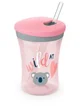 Чашка-стакан NUK Action Cup с соломинкой (8+ мес.), 230 мл foto